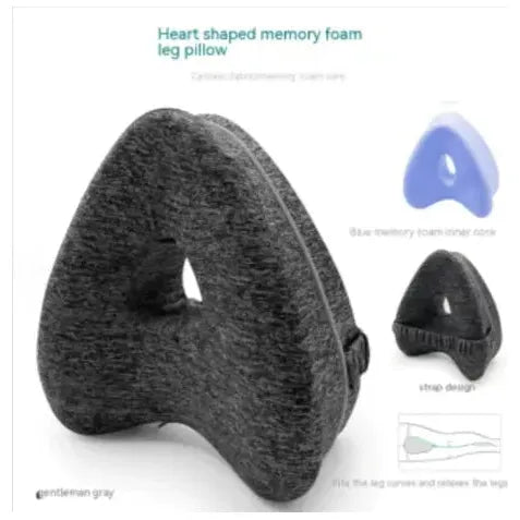 Heart - Shaped Memory Foam Leg Pillow - Glam Global UK