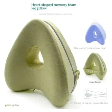 Heart - Shaped Memory Foam Leg Pillow - Glam Global UK