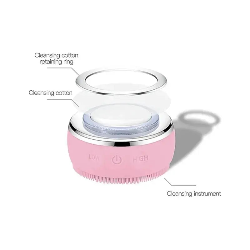 Heating Face Cleanser – 4 - in - 1 Multifunctional Beauty Device for Radiant Skin - Glam Global UK