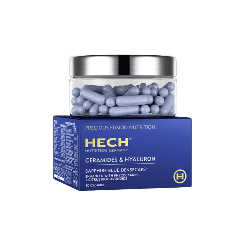 HECH Ceramides & Hyaluron Sapphire Blue Densecaps - Glam Global UK