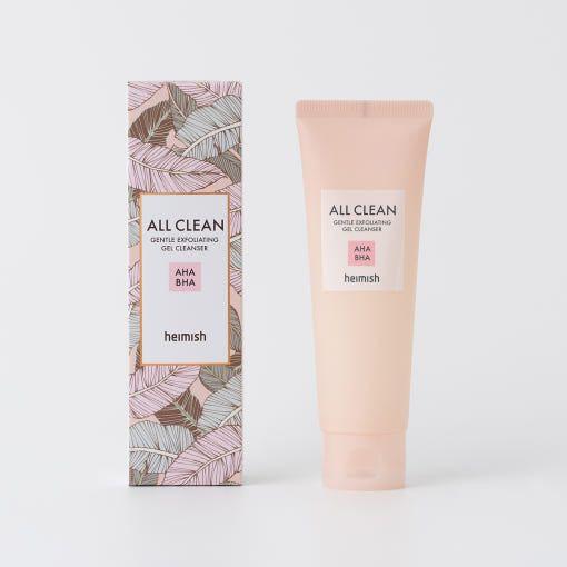 HEIMISH All Clean Gentle Exfoliating Gel Cleanser - 130ml | Gentle Cleansing & Exfoliation - Glam Global UKheimish