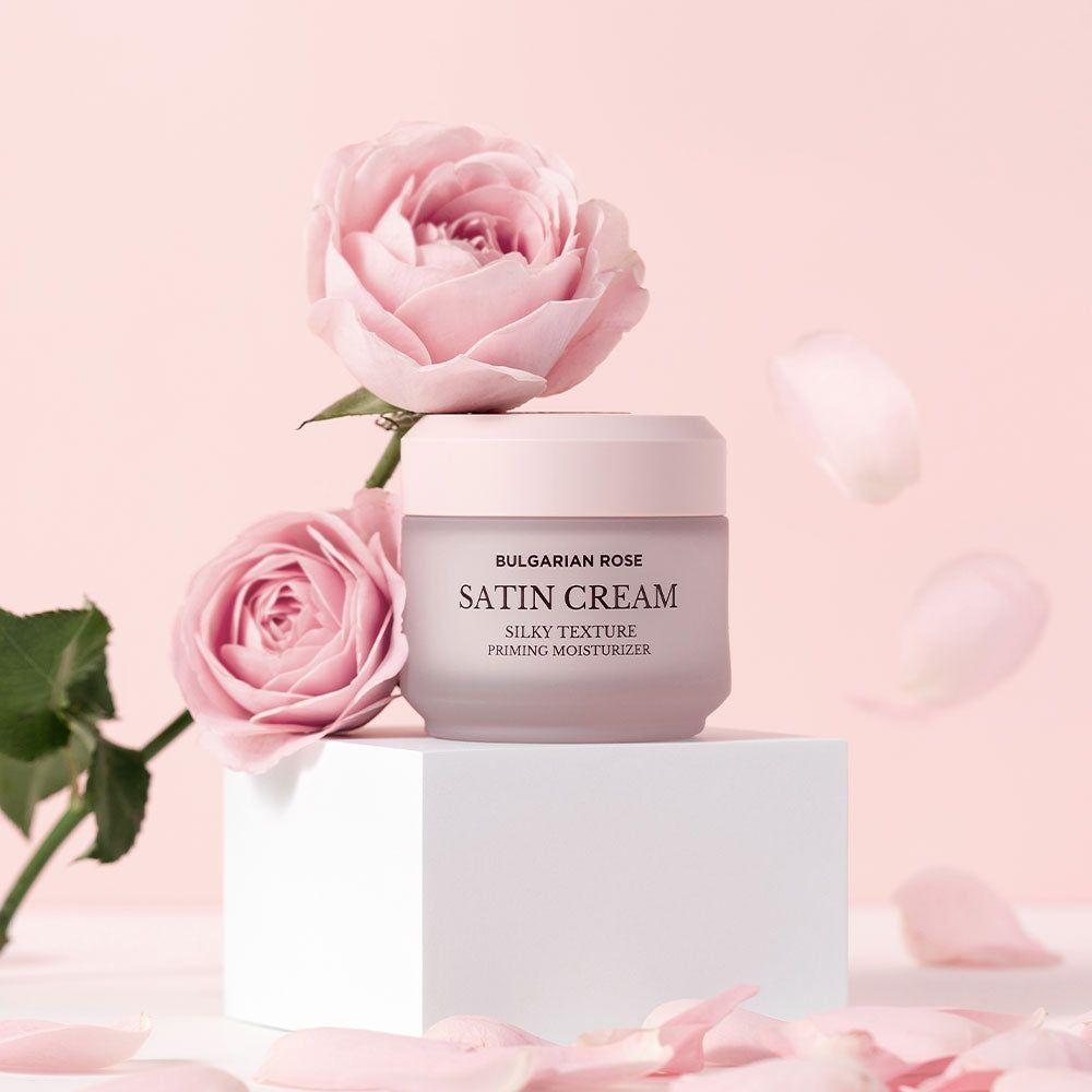 HEIMISH Bulgarian Rose Satin Cream - 50ml | Hydrating & Brightening Priming Cream - Glam Global UKheimish