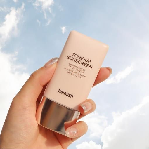 heimish Bulgarian Rose Tinted Tone - up Sunscreen SPF50+ PA+++ 30ml - Glam Global UK