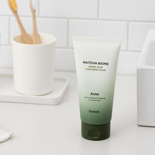 heimish Matcha Biome Amino Acne Cleansing Foam 150ml - Glam Global UK