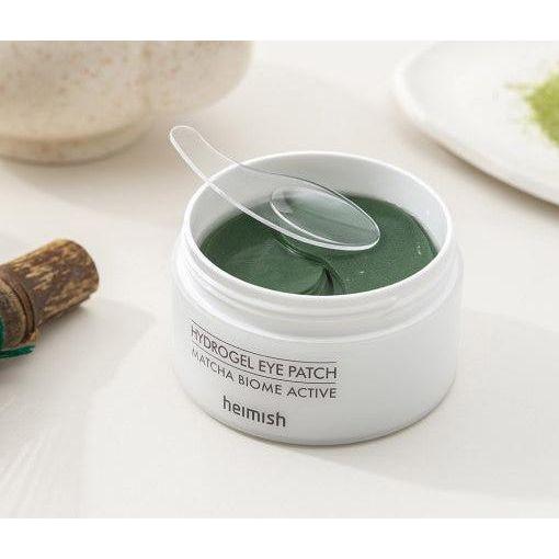 HEIMISH Matcha Biome Hydrogel Eye Patch - 1.4g x 60pcs | Soothing, Brightening & Anti - Aging - Glam Global UKheimish