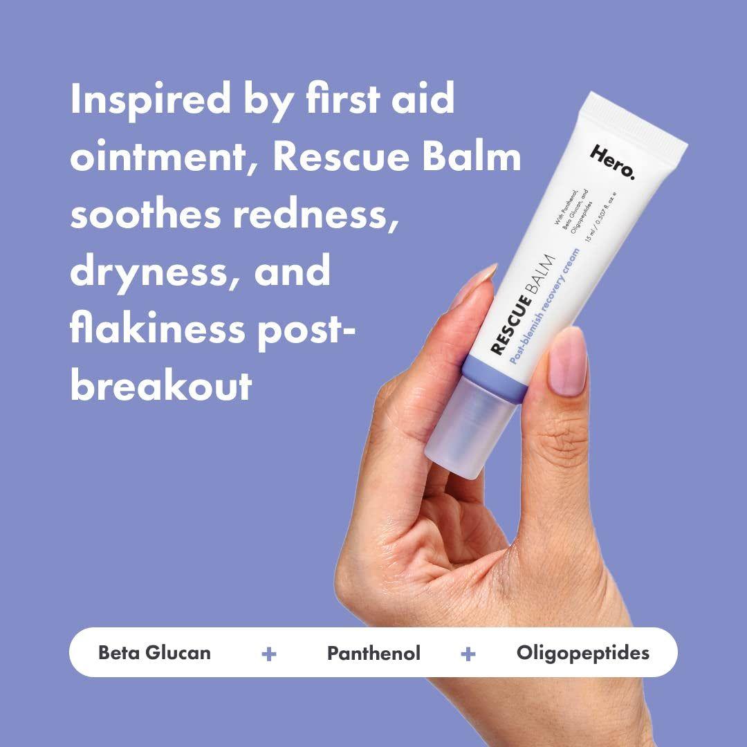 Hero Rescue Balm Post - Blemish Recovery Cream - 15ml - Glam Global UK