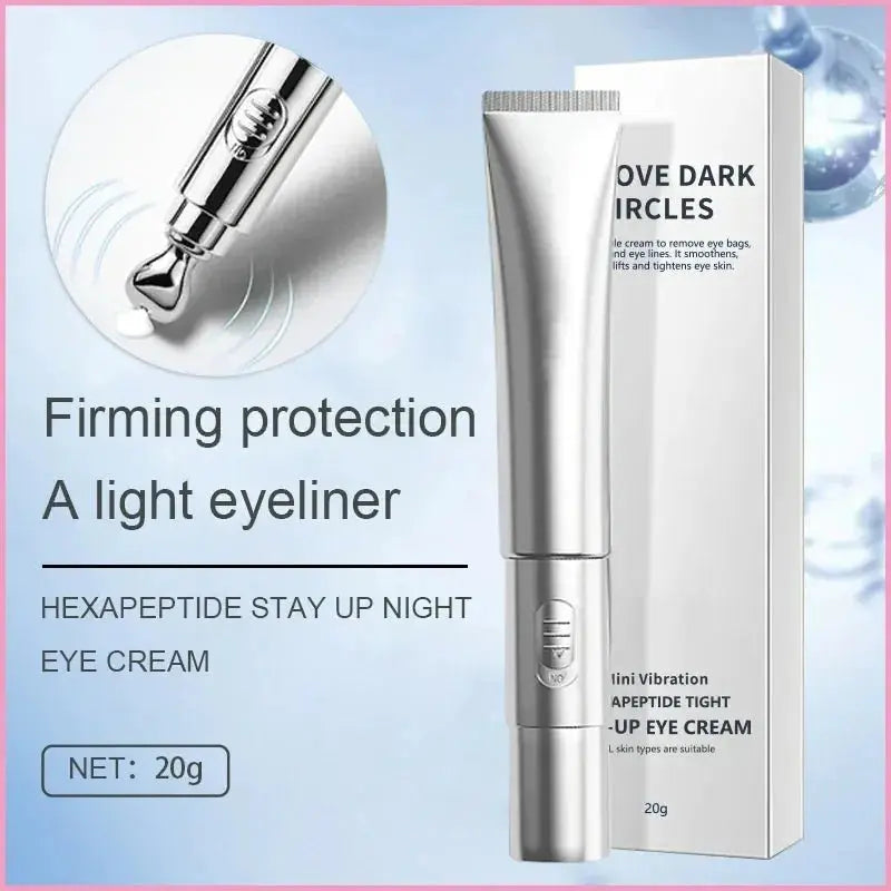 Hexapeptide Eye Cream - Reduces Eye Bags and Puffiness: - 15ml - Glam Global UK