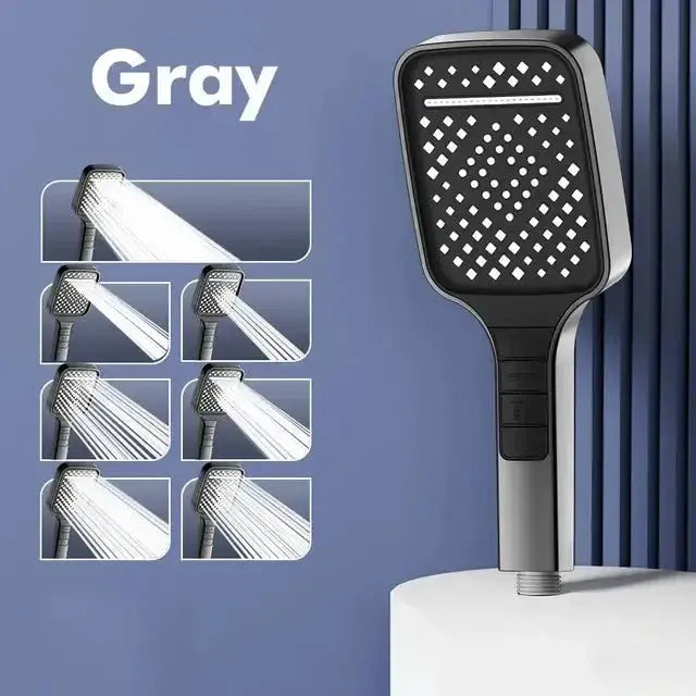 High - Pressure Showerhead with 7 Modes - Glam Global UK