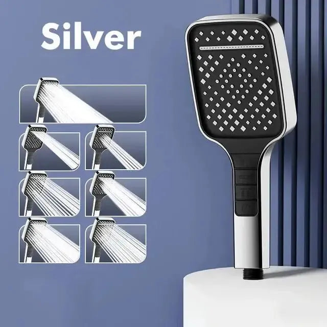 High - Pressure Showerhead with 7 Modes - Glam Global UK