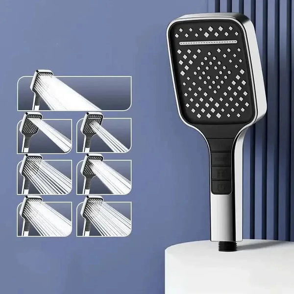 High - Pressure Showerhead with 7 Modes - Glam Global UKGlam Global UK