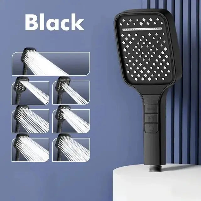 High - Pressure Showerhead with 7 Modes - Glam Global UK