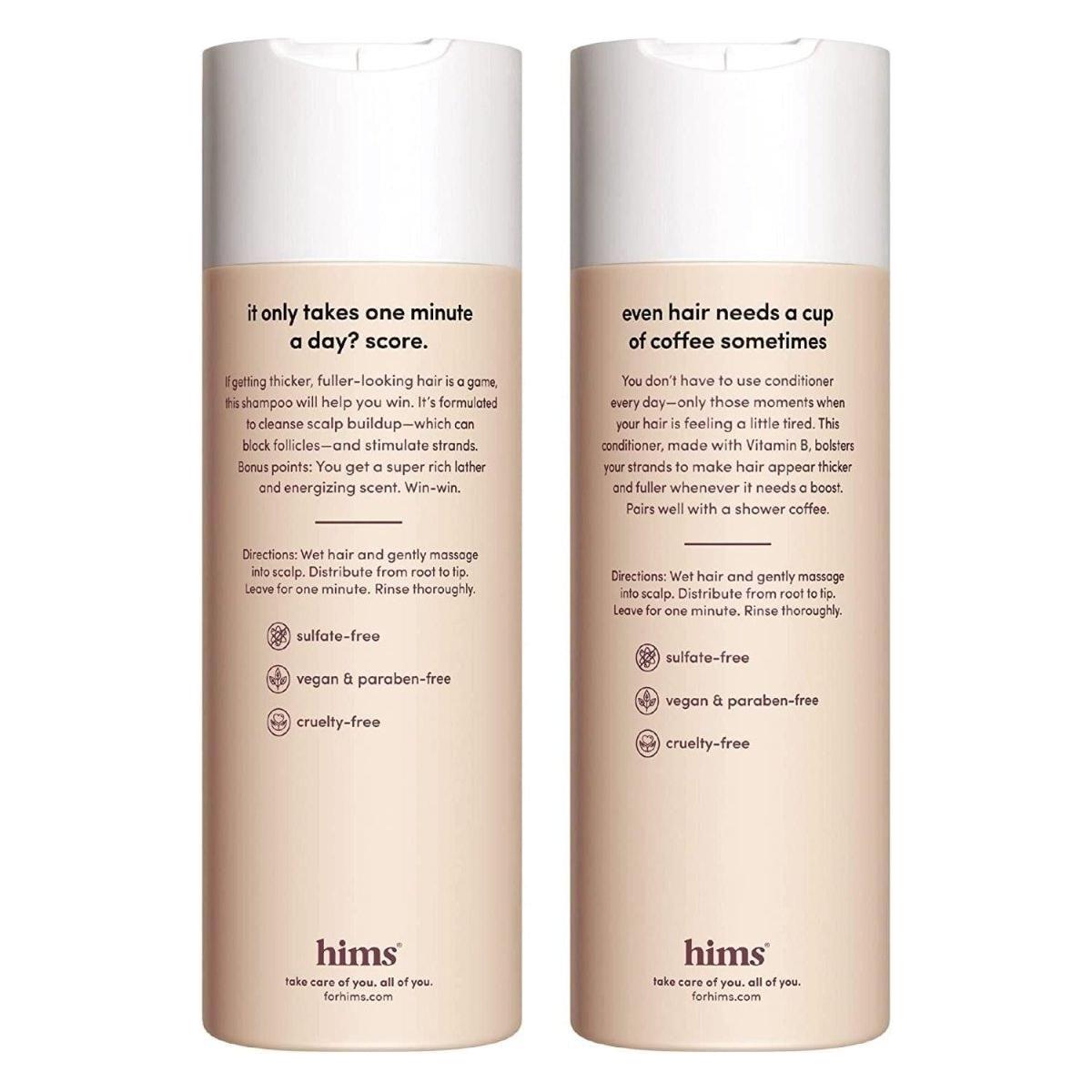 Hims Thick Fix Shampoo and Conditioner Set for Men - 2 Pack (190ml Each) | Thickening & Hydrating Hair Care - Glam Global UKHims