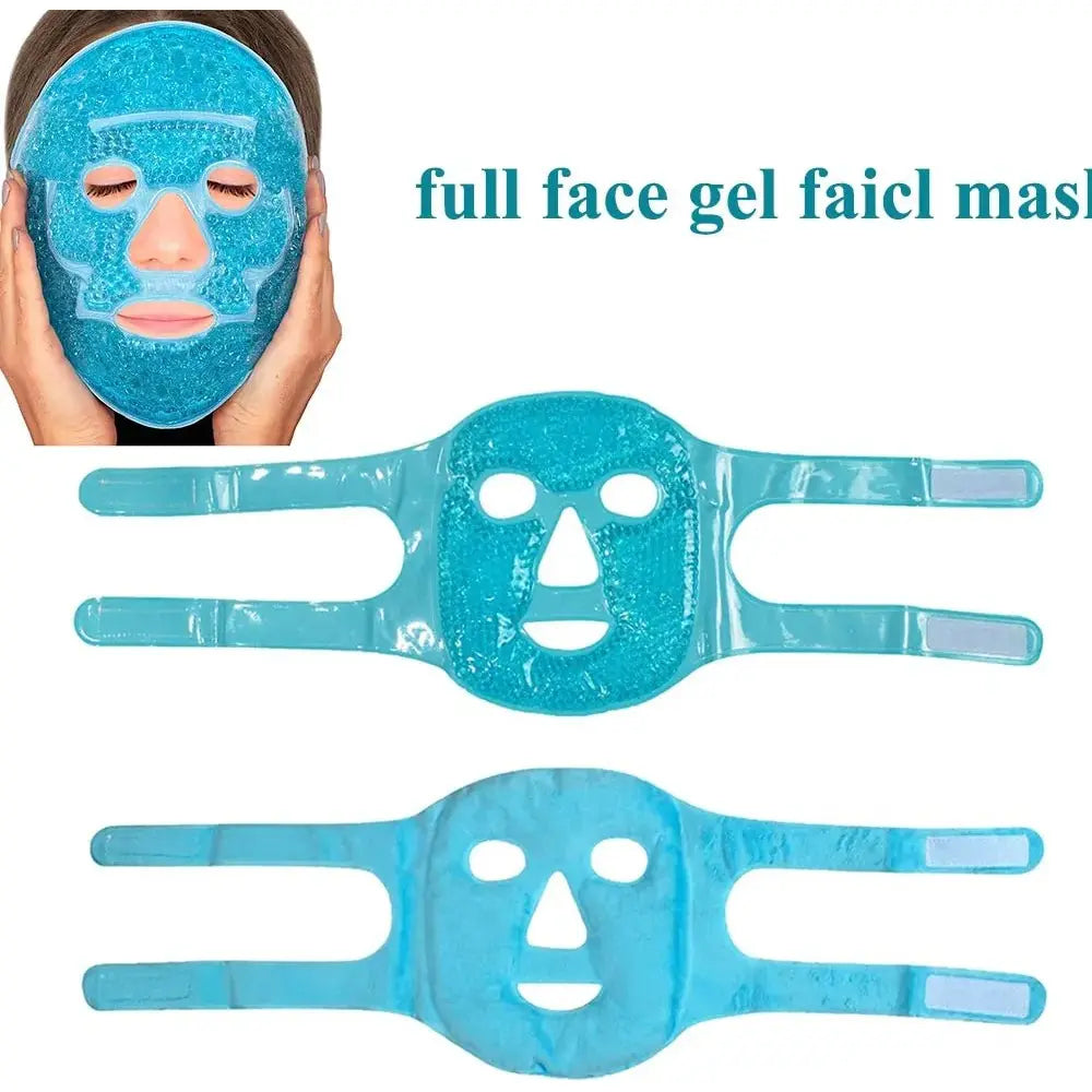 Hot & Cold Gel Full Face Mask - Glam Global UK