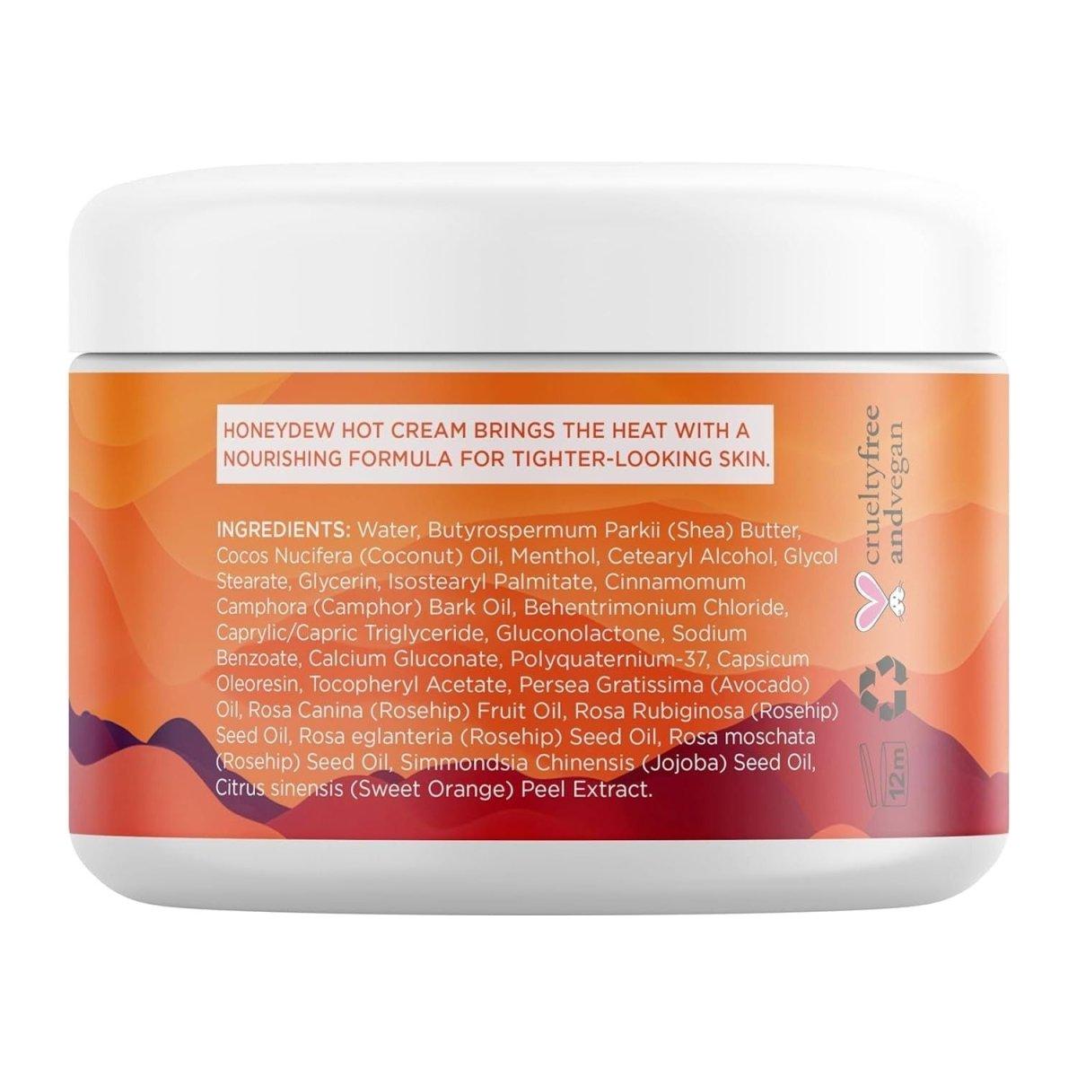 Hot Firming Lotion Sweat Enhancer - Skin Tightening Cream for Stomach Fat and Cellulite - Sweat Cream for Better Workout Results - Long Lasting Moisturizing Pre and Post Workout Massage Lotion - Glam Global UK