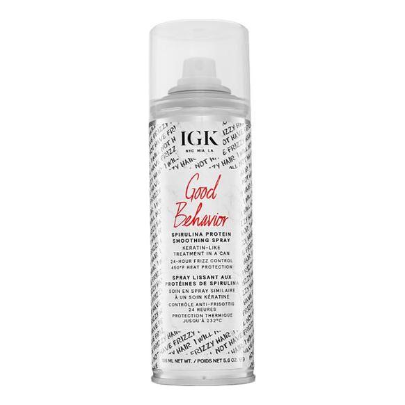 IGK GOOD BEHAVIOR Spirulina Protein Smoothing Spray - 186ml - Glam Global UKIGK