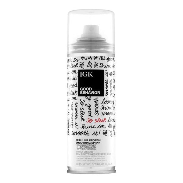 IGK GOOD BEHAVIOR Spirulina Protein Smoothing Spray - 186ml - Glam Global UKIGK