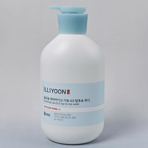 ILLIYOON Ceramide Ato 6.0 Top To Toe Wash – Mild pH Creamy Cleanser for Hair and Body (900ml) - Glam Global UKILLIYOON