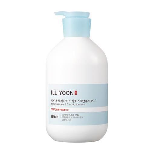 ILLIYOON Ceramide Ato 6.0 Top To Toe Wash – Mild pH Creamy Cleanser for Hair and Body (900ml) - Glam Global UKILLIYOON