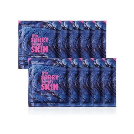 [I'm Sorry For My Skin] Black Mud Mask 18g* #Tightening - (10 Pack) - Glam Global UKI'm Sorry For My Skin