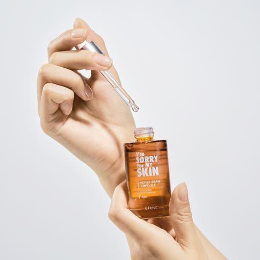 I'm Sorry For My Skin Honey Beam Ampoule - 30ml | Brightening & Anti - Aging Care - Glam Global UKI'm Sorry For My Skin