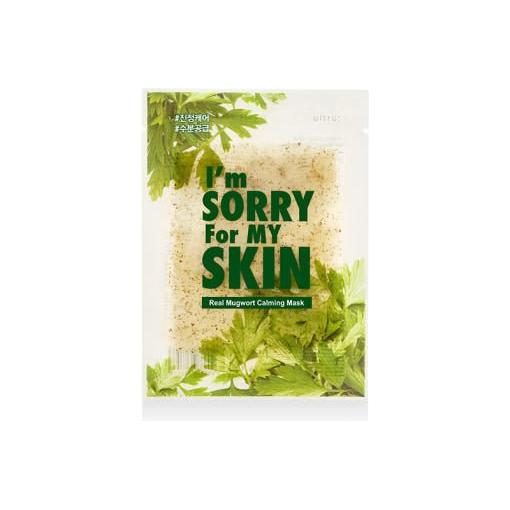 [I'm Sorry For My Skin] Real Mugwort Calming Mask 23g*10 Count - Glam Global UKI'm Sorry For My Skin