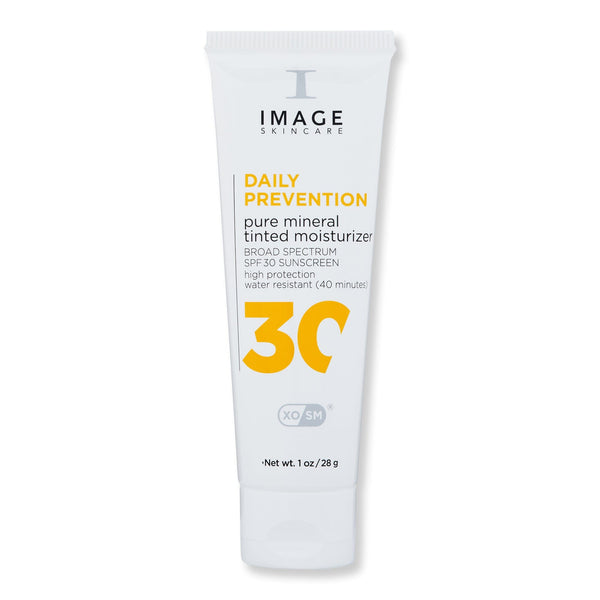 IMAGE Skincare Daily Prevention Pure Mineral Tinted Moisturizer SPF 30 – 30ml | Even Tone, Hydrate & Protect with Natural Glow