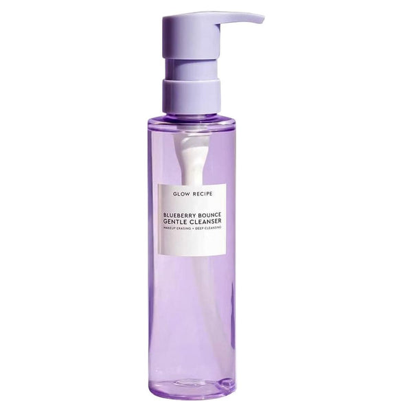 Glow Recipe Blueberry Bounce Gentle Cleanser – 160ml | 3-in-1 Gel Cleanser, Makeup Remover & Mask