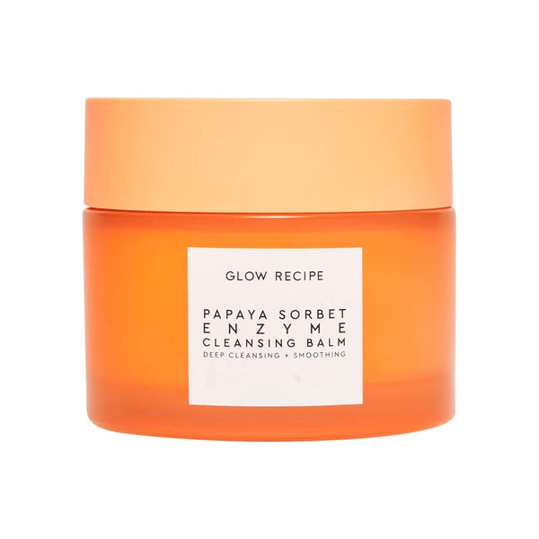 Glow Recipe Papaya Sorbet Enzyme Cleansing Balm – 100ml | Brightening Balm-to-Foam Cleanser for Glowing Skin