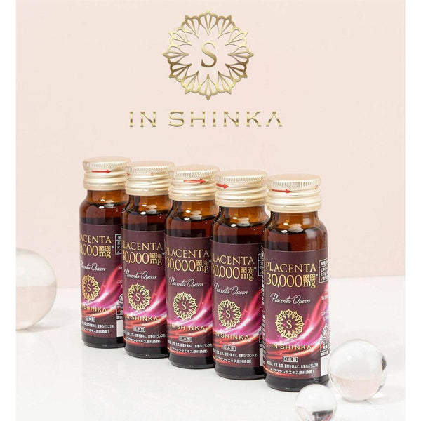 IN SHINKA Placenta 30000 mg Placenta Queen The Little Red Bottle Placenta Cold Extract - Glam Global UKIN SHINKA