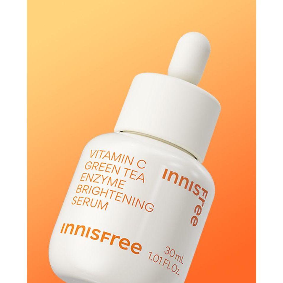 innisfree Green Tea Enzyme Vitamin C Brightening Serum 30ml - Glam Global UK