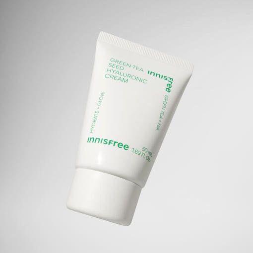 innisfree Green Tea Seed Hyaluronic Cream (Tube Type) 50ml - Glam Global UK