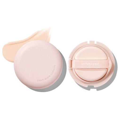 innisfree Light Glow Cushion SPF26 PA++ 14g+14g(Refill) - Glam Global UKinnisfree