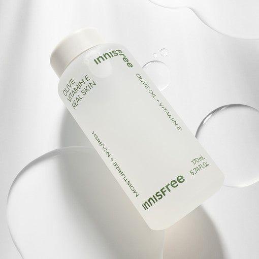innisfree Olive Vitamin E Real Skin 170ml - Glam Global UKinnisfree