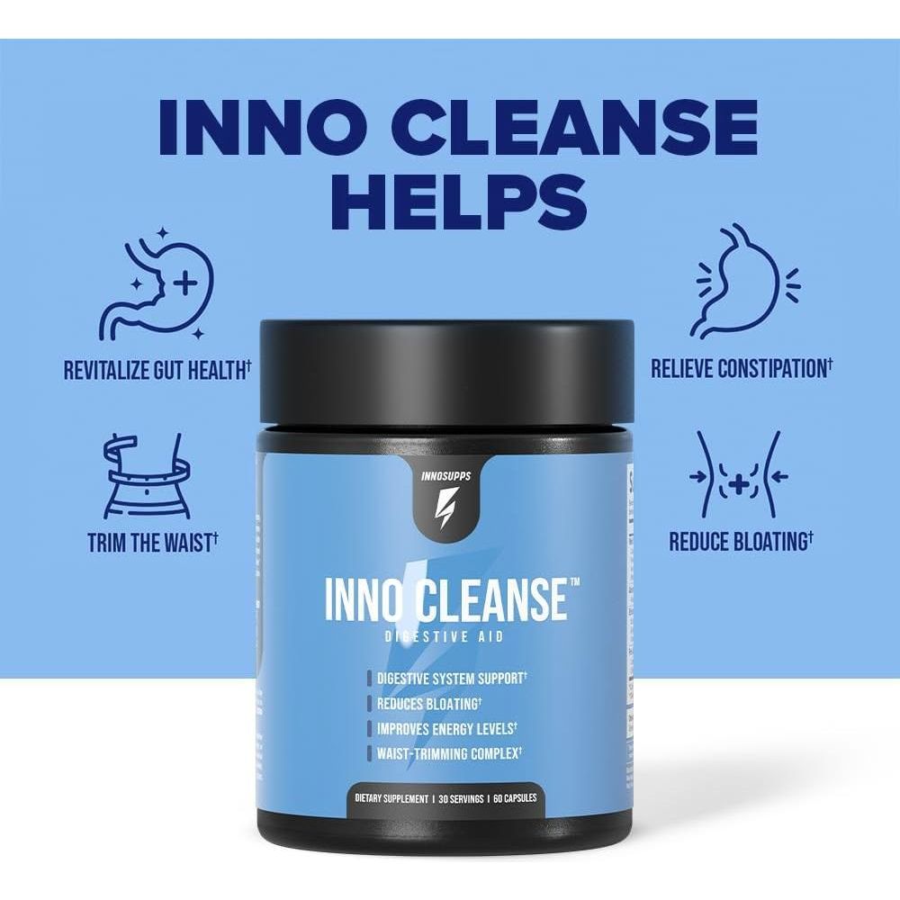 Inno Cleanse - Digestive Aid System - 60 Capsules - Glam Global UK