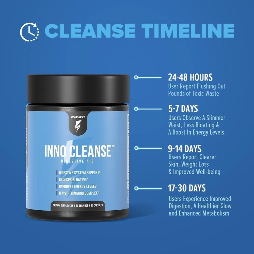 Inno Cleanse - Digestive Aid System - 60 Capsules - Glam Global UK