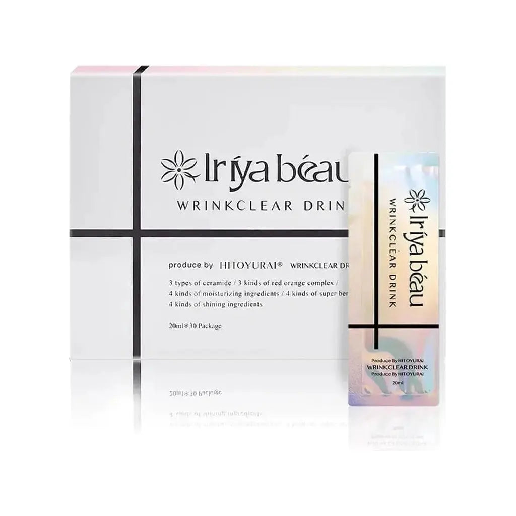 Iriya beau upgraded version of the water light skin drink 6000+ (20ml*30packs) - Glam Global UK