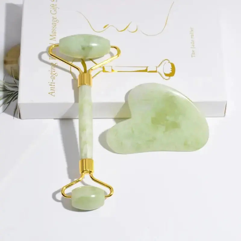 Jade Roller & Gua Sha Gift Box - Glam Global UK