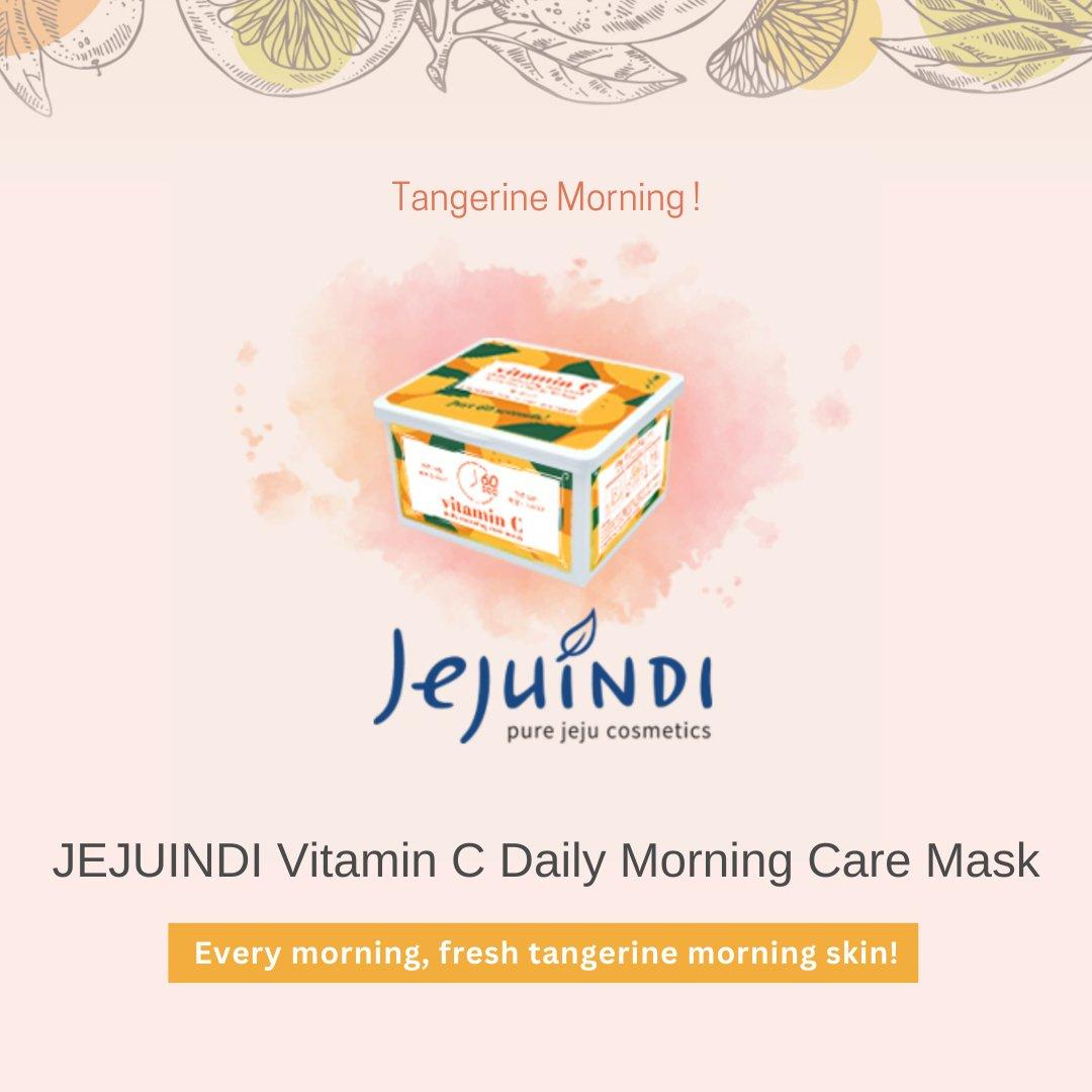 [JEJU INDI] Vitamin C Daily Morning Care Mask 380g - Glam Global UK