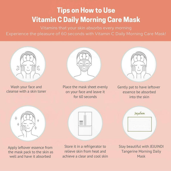 [JEJU INDI] Vitamin C Daily Morning Care Mask 380g - Glam Global UKJEJU INDI