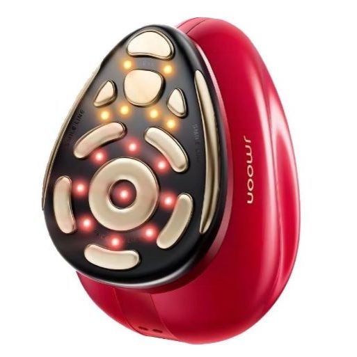 JMOON Red Iron 12 Pole  RF Beauty Instrument | V-Lift Technology for Fast Lifting, Firming & Eye Contour Care
