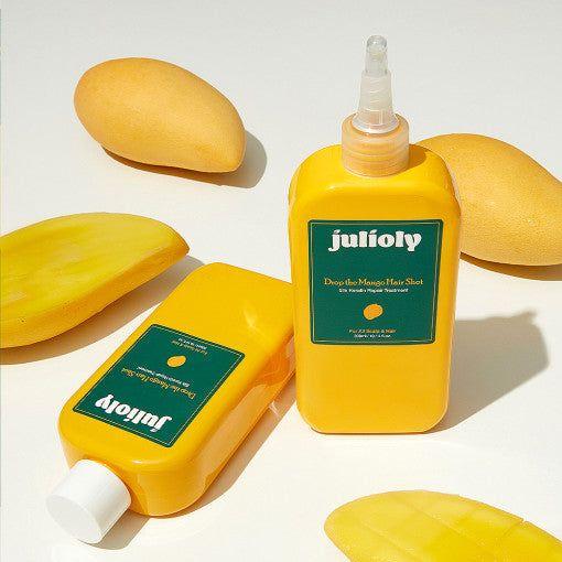 julioly Drop the Mango Hair Shot Silk Keratin Repair Treatment 300ml - Glam Global UKjulioly