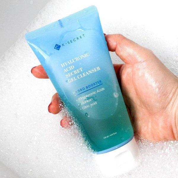 K - SECRET Hyaluronic Acid Secret Gel Cleanser 120ml - Glam Global UKK - SECRET