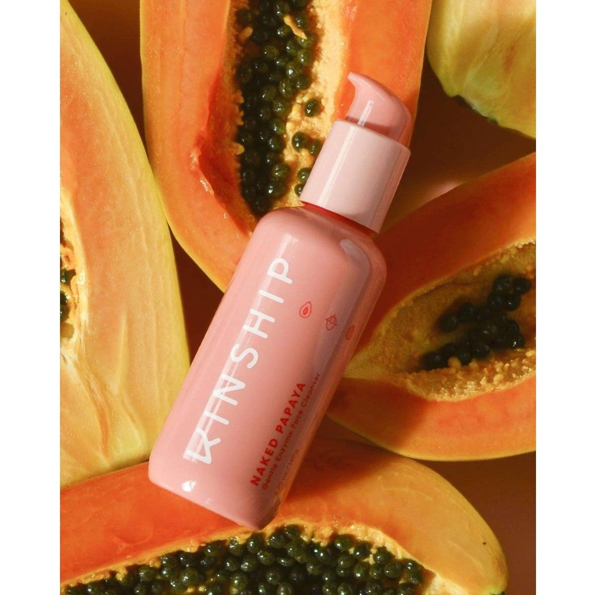 Kinship Naked Papaya Gentle Enzyme Milky Cleanser - 150ml - Glam Global UK