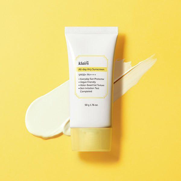 KLAIRS All - day Airy Sunscreen SPF50+ PA++++ 50g - Glam Global UKKLAIRS