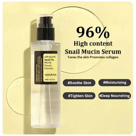 Korean Snail Mucin 96% Facial Essence - Anti - Aging & Brightening - Glam Global UK