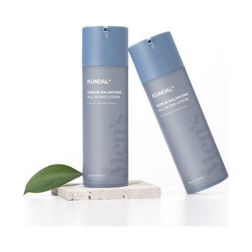 KUNDAL CLASSIC MEN'S AQUA SEBUM BALANCING ALL IN ONE LOTION 150ml - Glam Global UK