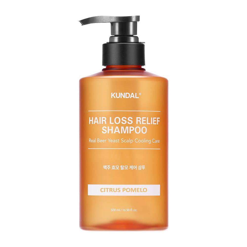 KUNDAL Hair Loss Relief Shampoo - Real Beer Yeast - 500ml | Scalp Care & Hair Strengthening - Glam Global UKKUNDAL