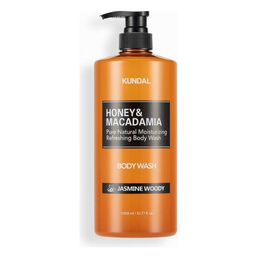 KUNDAL Honey & Macadamia Body Wash 1058ml | Moisturizing & Refreshing with Jasmine Woody Fragrance - Glam Global UK