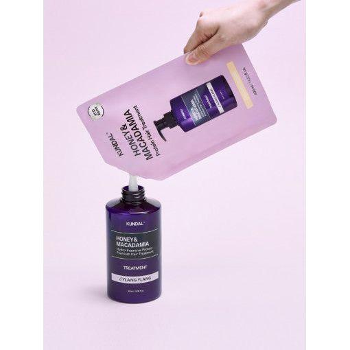 KUNDAL HONEY & MACADAΜΙΑ Protein Hair Treatment (Refill) 400ml #BARY POWDER - Glam Global UKKUNDAL