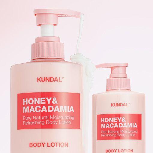 KUNDAL HONEY & MACADAΜΙΑ PURE BODY LOTION 500ml (9 - type) - Glam Global UK